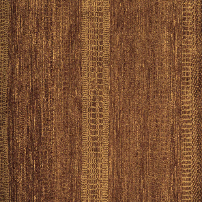 Square Machine Washable Abstract Brown Modern Rug, wshabs5493brn