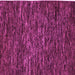 Square Machine Washable Abstract Pink Modern Rug, wshabs5494pnk