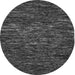 Round Abstract Gray Modern Rug, abs5494gry