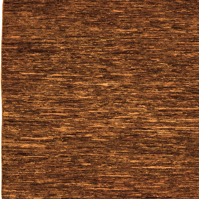 Square Machine Washable Abstract Orange Modern Area Rugs, wshabs5494org