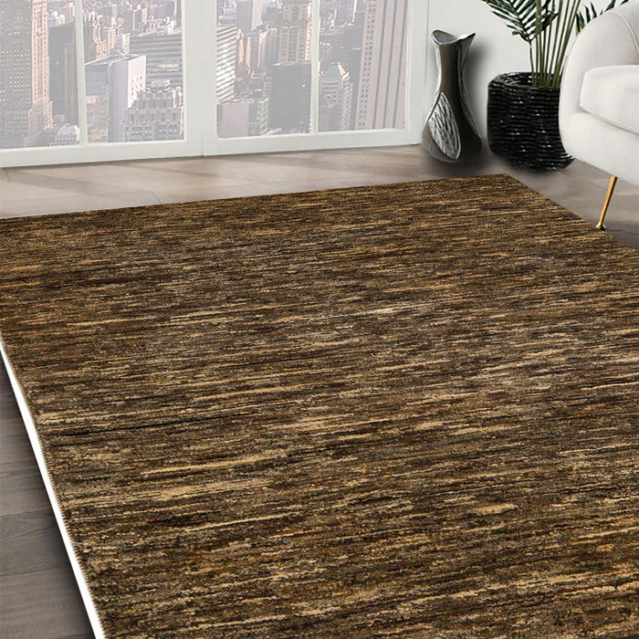 Machine Washable Abstract Night Red Rug in a Family Room, wshabs5494