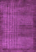 Machine Washable Abstract Purple Modern Area Rugs, wshabs5495pur