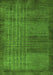 Machine Washable Abstract Green Modern Area Rugs, wshabs5495grn