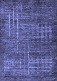 Abstract Blue Modern Rug, abs5495blu