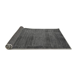 Sideview of Abstract Gray Modern Rug, abs5495gry