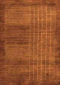 Abstract Orange Modern Rug, abs5495org