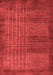 Abstract Red Modern Area Rugs