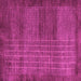 Square Machine Washable Abstract Pink Modern Rug, wshabs5495pnk