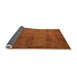 Sideview of Abstract Orange Modern Rug, abs5495org