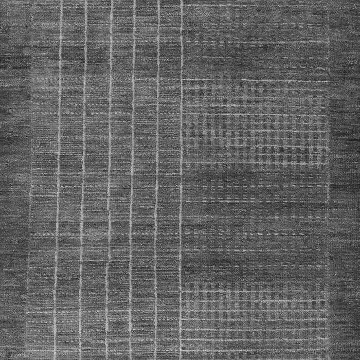 Machine Washable Abstract Gray Modern Rug, wshabs5495gry