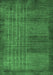 Machine Washable Abstract Emerald Green Modern Area Rugs, wshabs5495emgrn