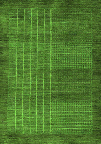 Abstract Green Modern Rug, abs5495grn