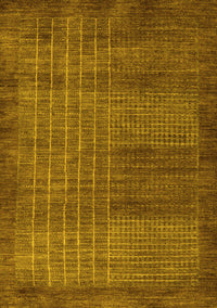 Abstract Yellow Modern Rug, abs5495yw