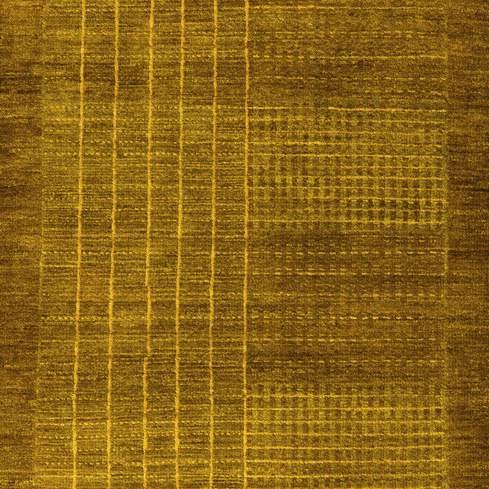 Abstract Yellow Modern Rug, abs5495yw