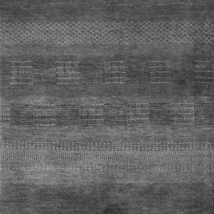 Machine Washable Abstract Gray Modern Rug, wshabs5496gry