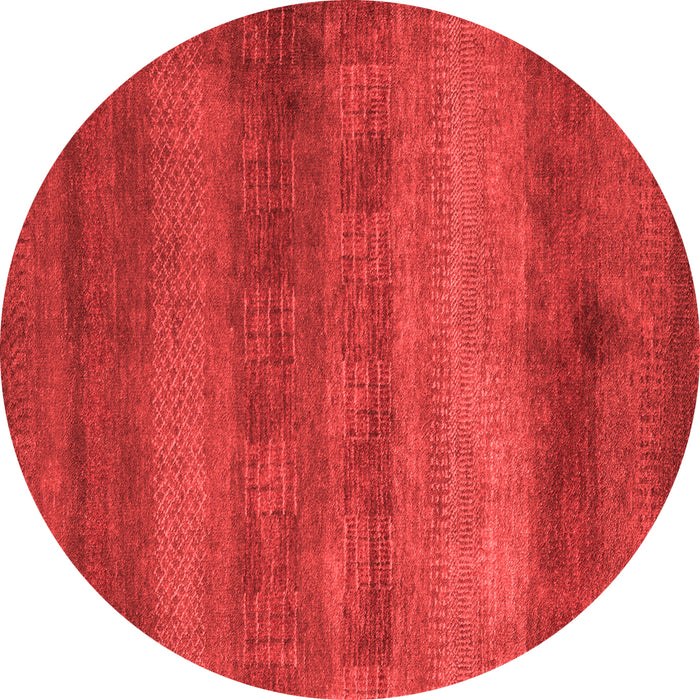 Machine Washable Abstract Red Modern Rug, wshabs5496red