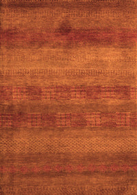 Abstract Orange Modern Rug, abs5496org