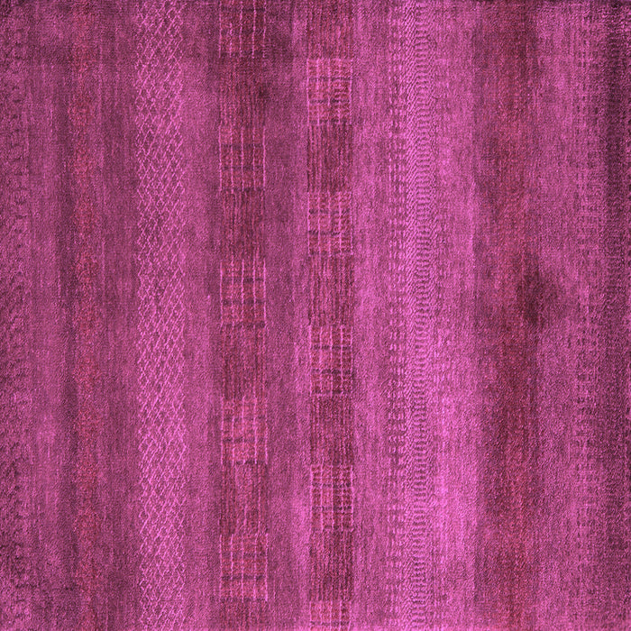 Square Machine Washable Abstract Purple Modern Area Rugs, wshabs5496pur