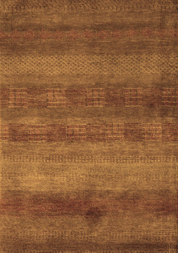Abstract Brown Modern Rug, abs5496brn