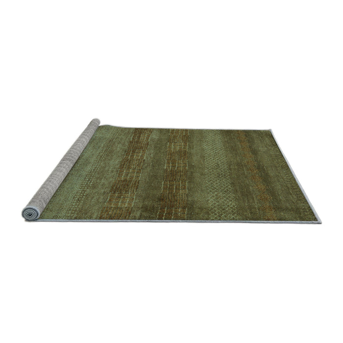 Sideview of Machine Washable Abstract Light Blue Modern Rug, wshabs5496lblu
