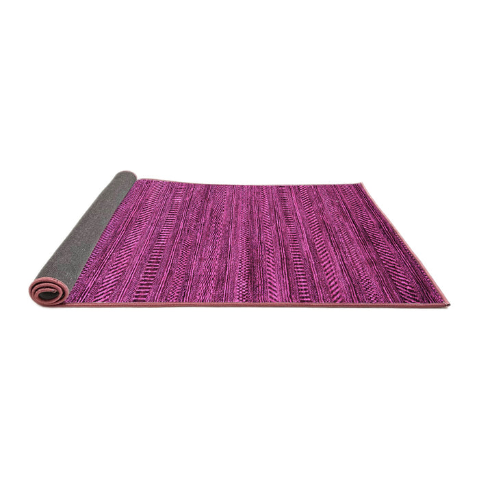 Sideview of Abstract Pink Modern Rug, abs5497pnk