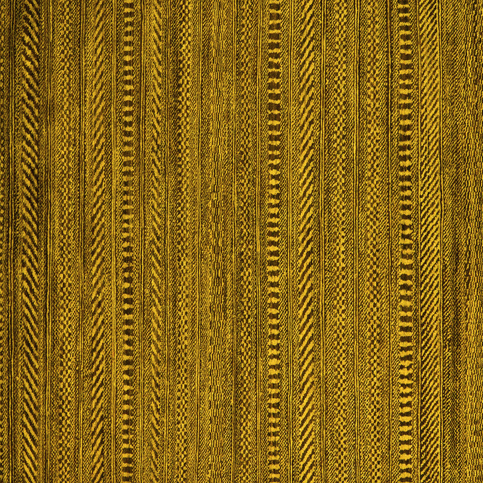 Square Abstract Yellow Modern Rug, abs5497yw