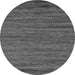 Round Abstract Gray Modern Rug, abs5497gry