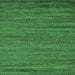 Square Abstract Emerald Green Modern Rug, abs5497emgrn