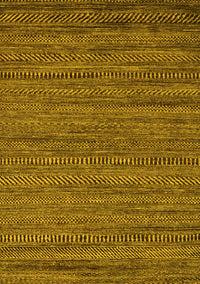 Abstract Yellow Modern Rug, abs5497yw