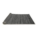 Sideview of Abstract Gray Modern Rug, abs5497gry