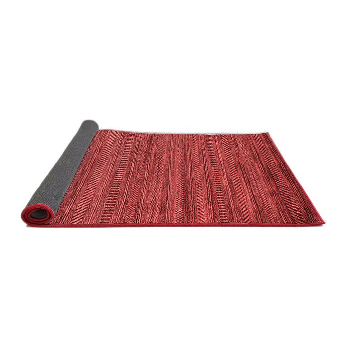 Abstract Red Modern Area Rugs