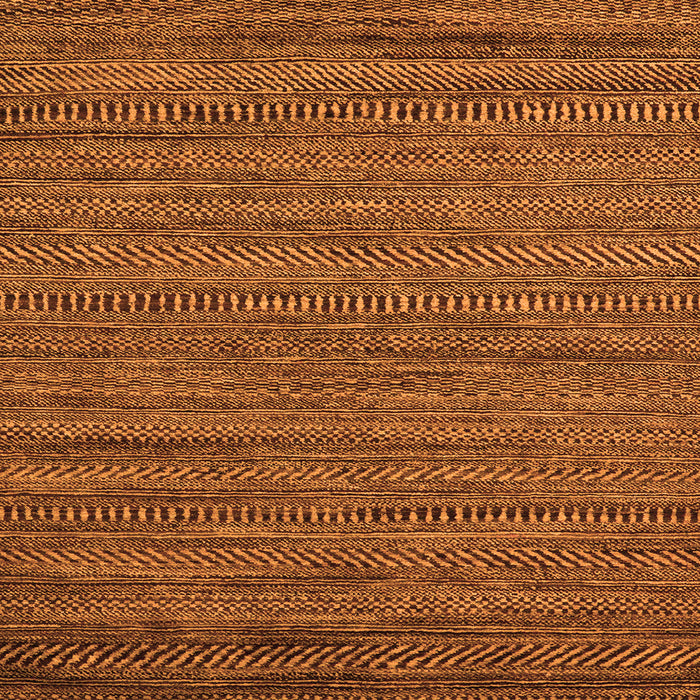 Square Machine Washable Abstract Orange Modern Area Rugs, wshabs5497org
