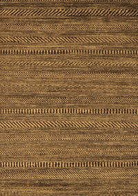 Abstract Brown Modern Rug, abs5497brn