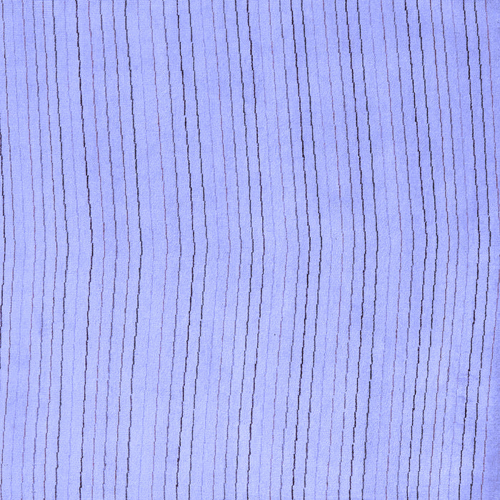 Square Machine Washable Solid Blue Modern Rug, wshabs5498blu