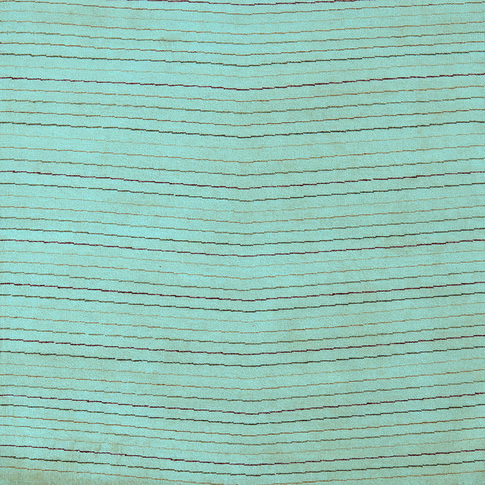 Square Solid Light Blue Modern Rug, abs5498lblu