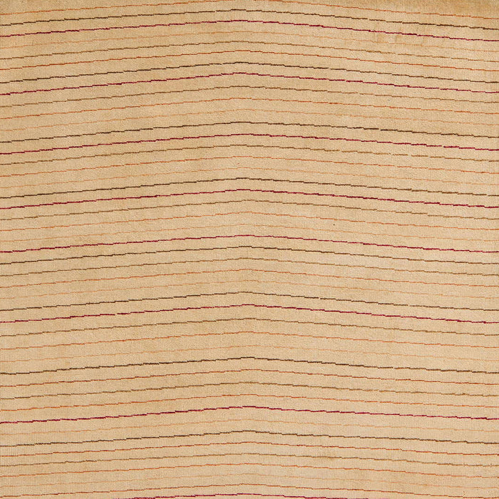 Square Abstract Orange Solid Rug, abs5498