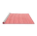 Modern Red Washable Rugs