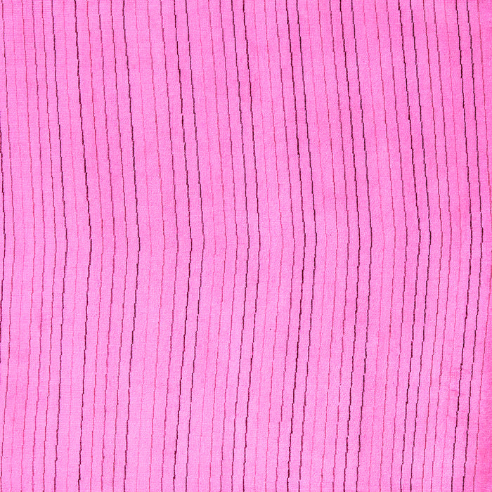 Square Solid Pink Modern Rug, abs5498pnk