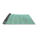 Sideview of Solid Light Blue Modern Rug, abs5498lblu