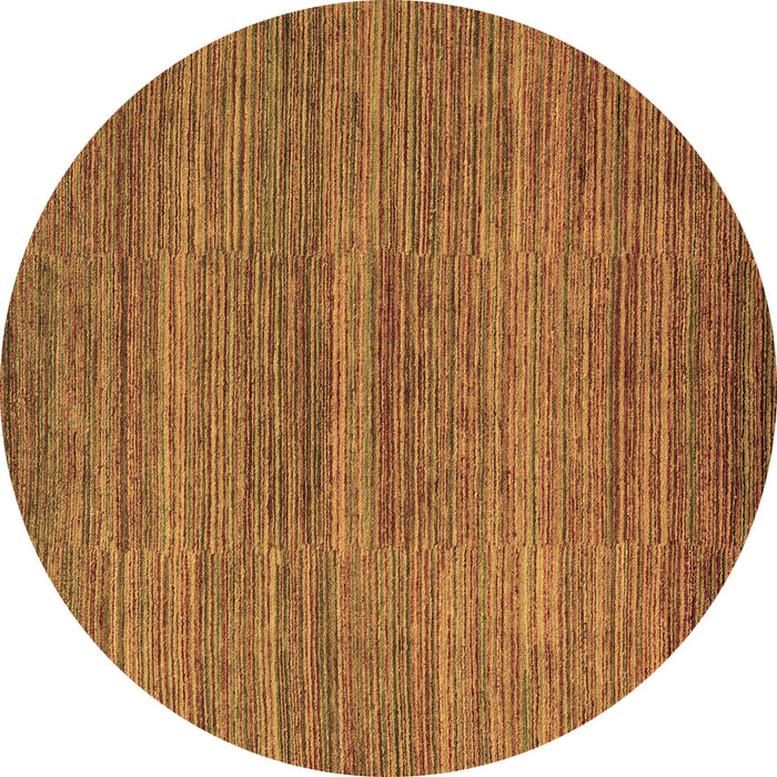Round Abstract Brown Modern Rug, abs5499brn