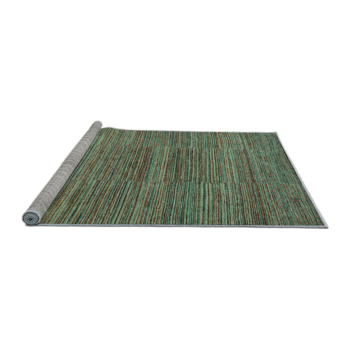 Sideview of Machine Washable Abstract Light Blue Modern Rug, wshabs5499lblu