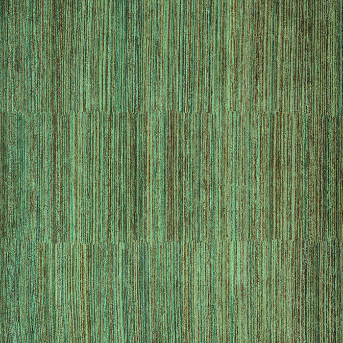 Square Abstract Turquoise Modern Rug, abs5499turq