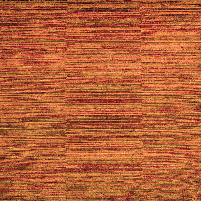 Square Machine Washable Abstract Orange Modern Area Rugs, wshabs5499org