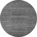 Round Machine Washable Abstract Gray Modern Rug, wshabs5499gry