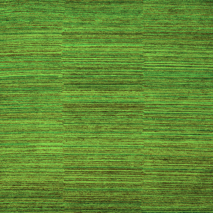 Square Machine Washable Abstract Green Modern Area Rugs, wshabs5499grn