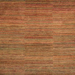 Square Machine Washable Abstract Orange Rug, wshabs5499