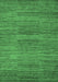 Machine Washable Abstract Emerald Green Modern Area Rugs, wshabs5499emgrn
