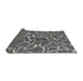 Sideview of Abstract Gray Modern Rug, abs549gry