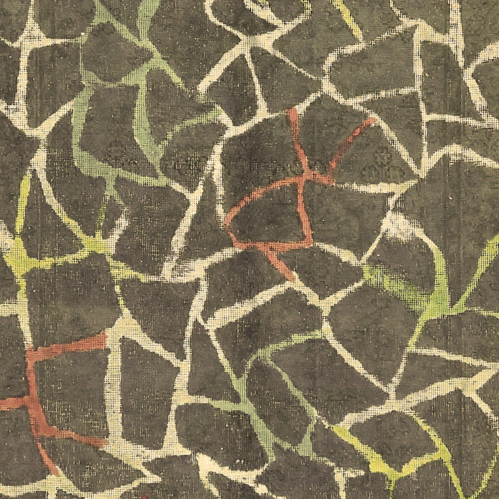 Abstract Brown Modern Rug, abs549brn