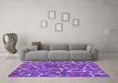 Machine Washable Abstract Pink Modern Rug in a Living Room, wshabs549pnk